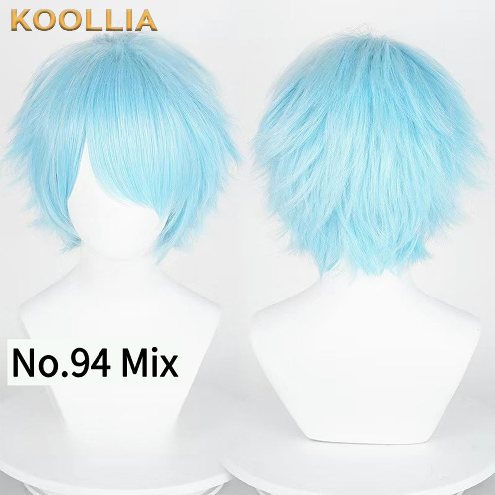 All-purpose 30cm High Temperature Basic Wig(Fluffed-Top)