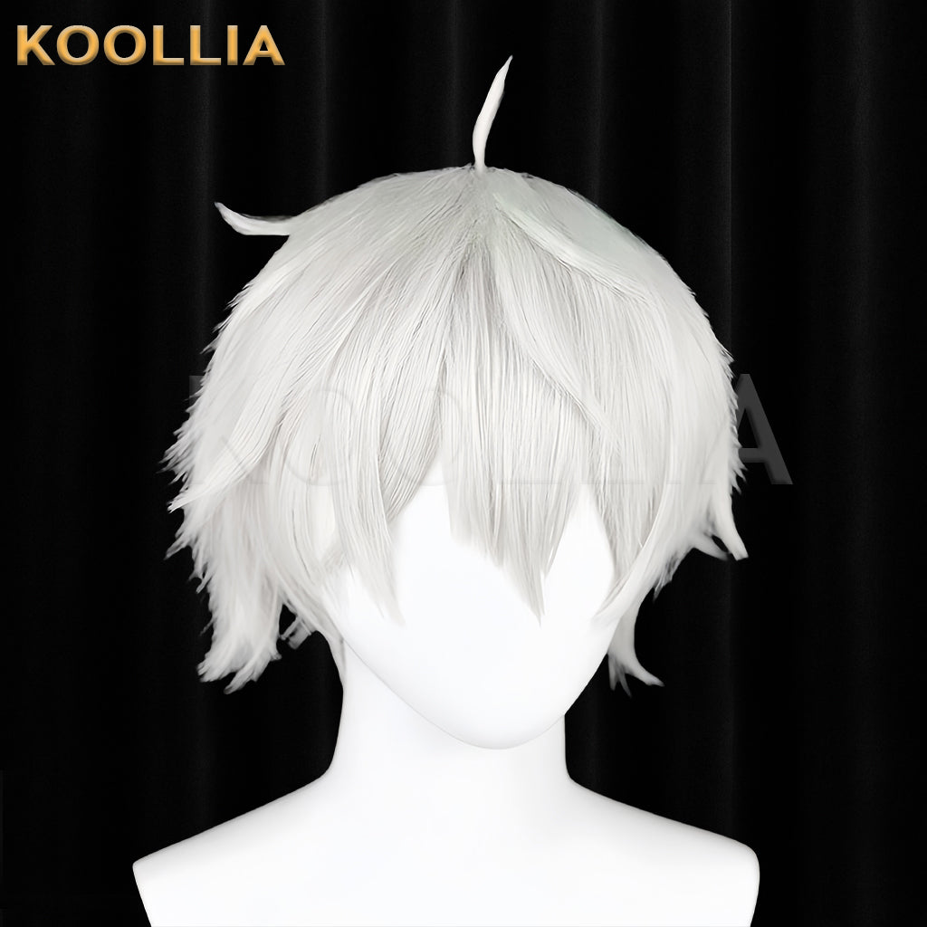 Blue Lock Nagi Seishiro Short White Hair Basic Wig