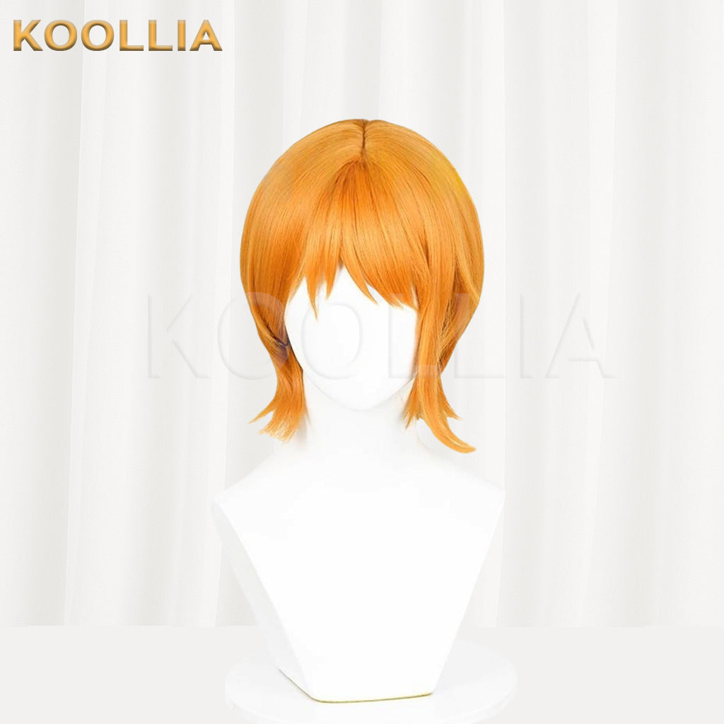 One Piece Nami Long Orange Hair Basic Wig