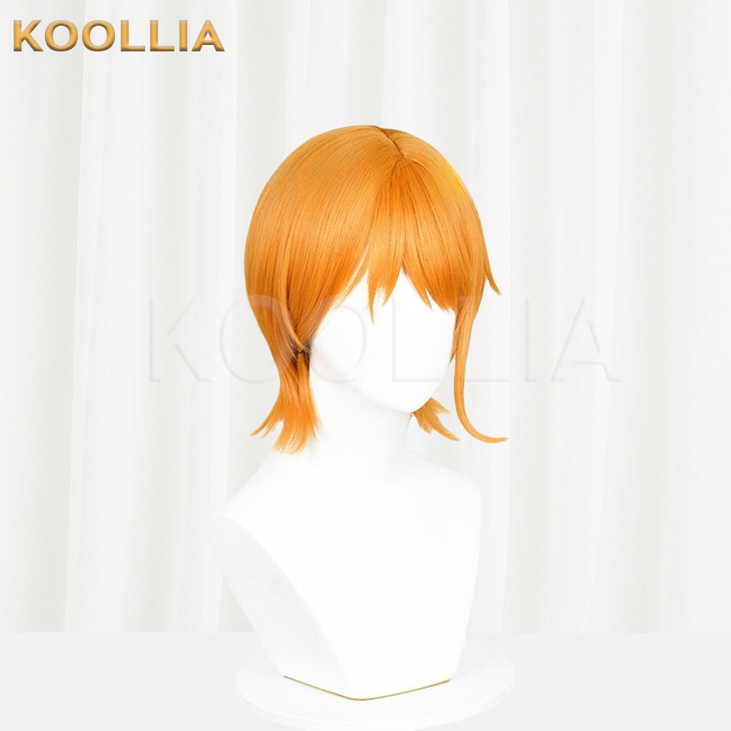 One Piece Nami Long Orange Hair Basic Wig