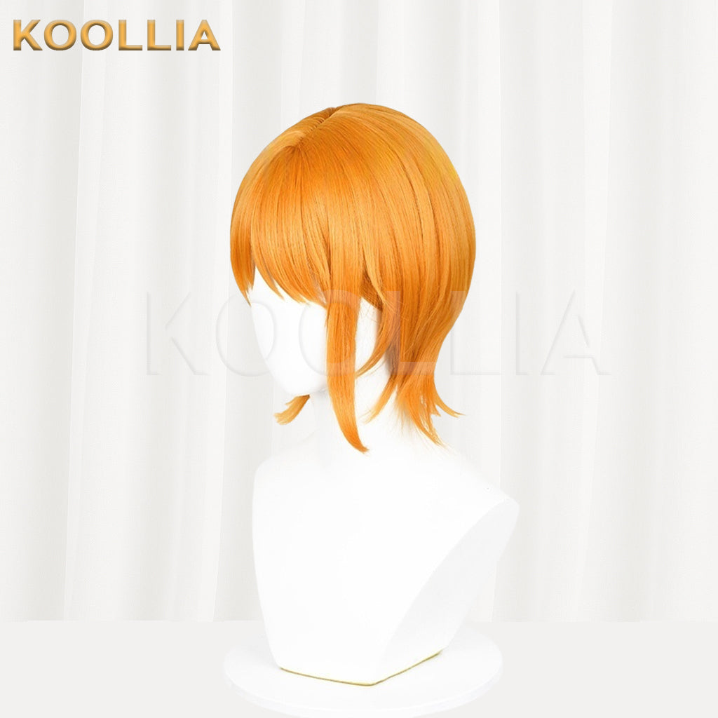 One Piece Nami Long Orange Hair Basic Wig