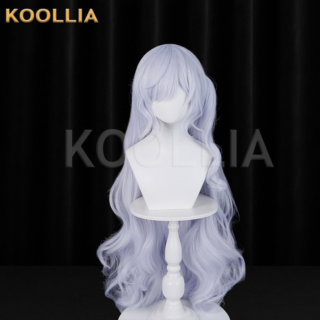 Magical Girl Witch Trials Natsume Anan Long Sliver White Hair Basic Wig