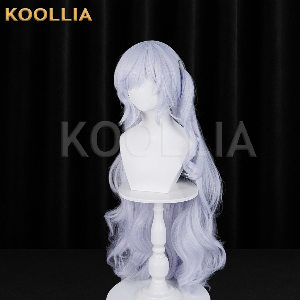 Magical Girl Witch Trials Natsume Anan Long Sliver White Hair Basic Wig