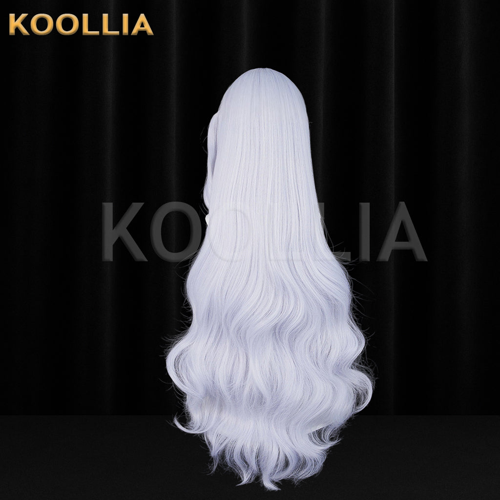 Magical Girl Witch Trials Natsume Anan Long Sliver White Hair Basic Wig