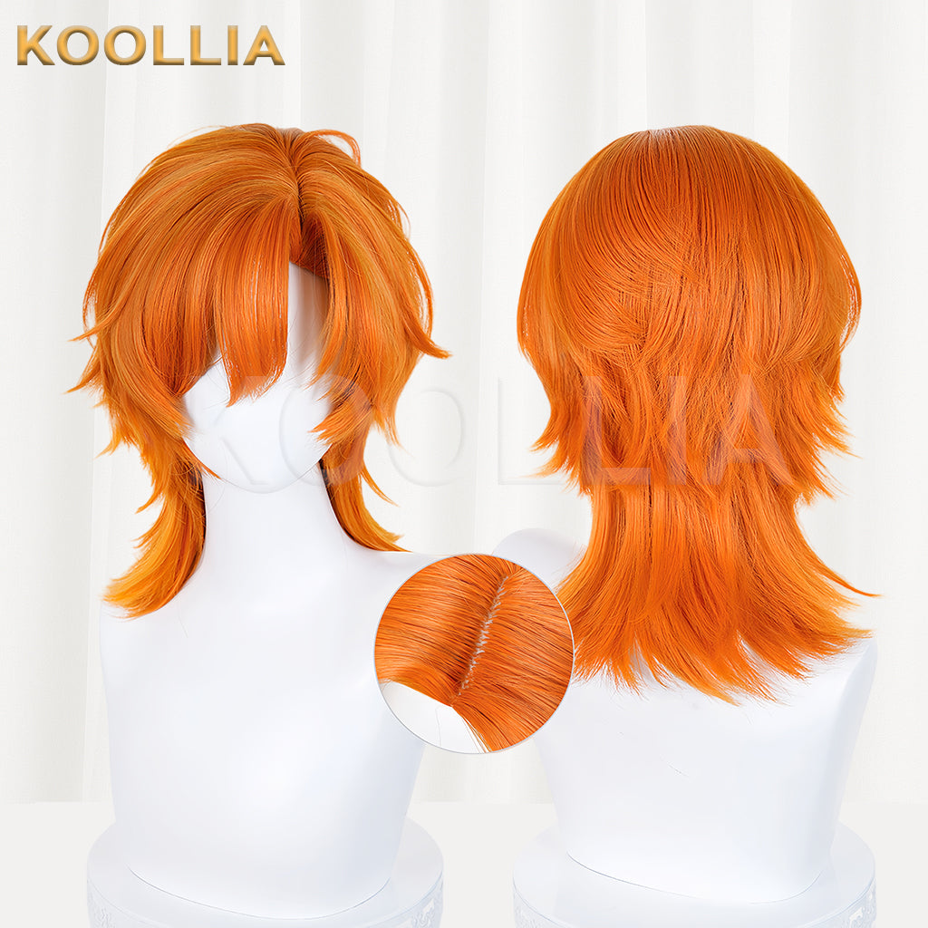 Zootopia Nick·Wilde Short Orange Hair Basic Wig