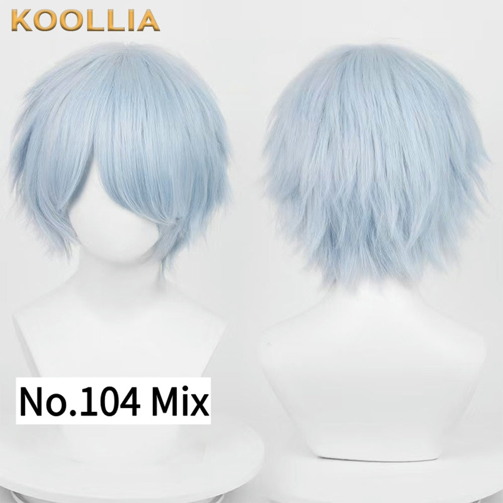 All-purpose 30cm High Temperature Basic Wig(Fluffed-Top)