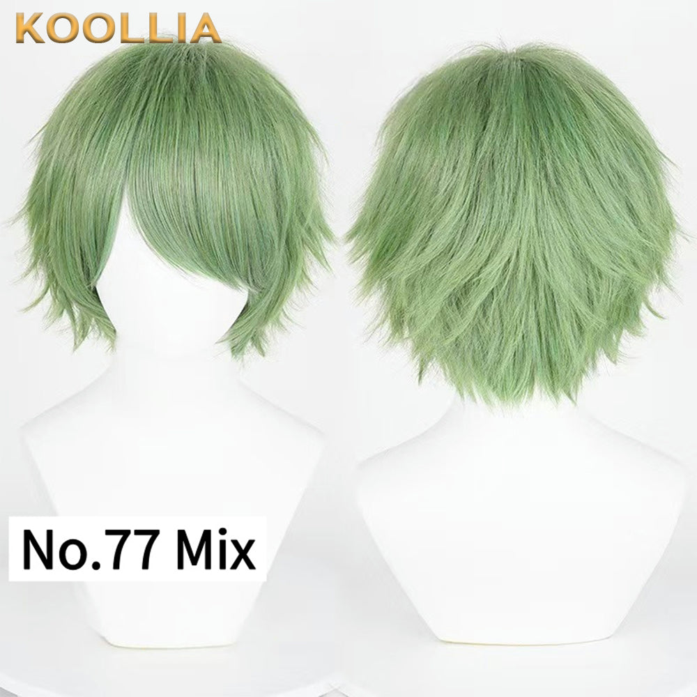 All-purpose 30cm High Temperature Basic Wig(Fluffed-Top)