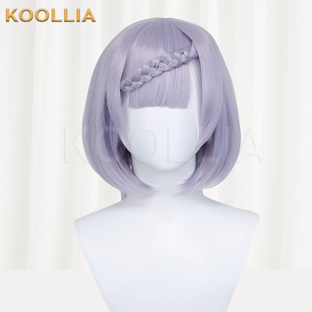 Genshin Impact Noelle Short Purple Hair Basic Wig