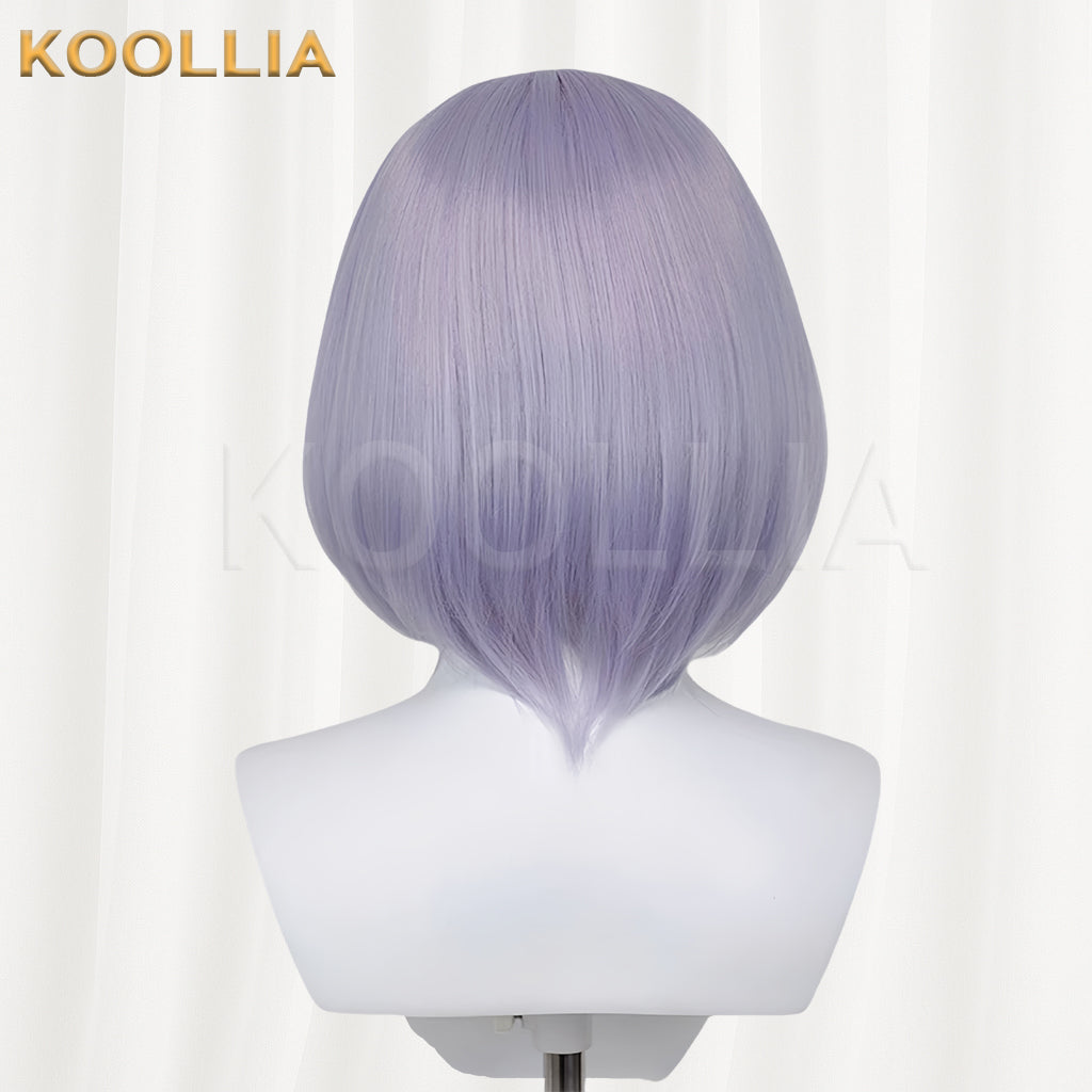 Genshin Impact Noelle Short Purple Hair Basic Wig