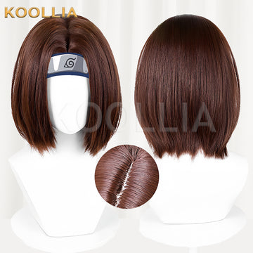 Narotu Nohara Rin Short Brown Hair Basic Wig - KOOLLIA