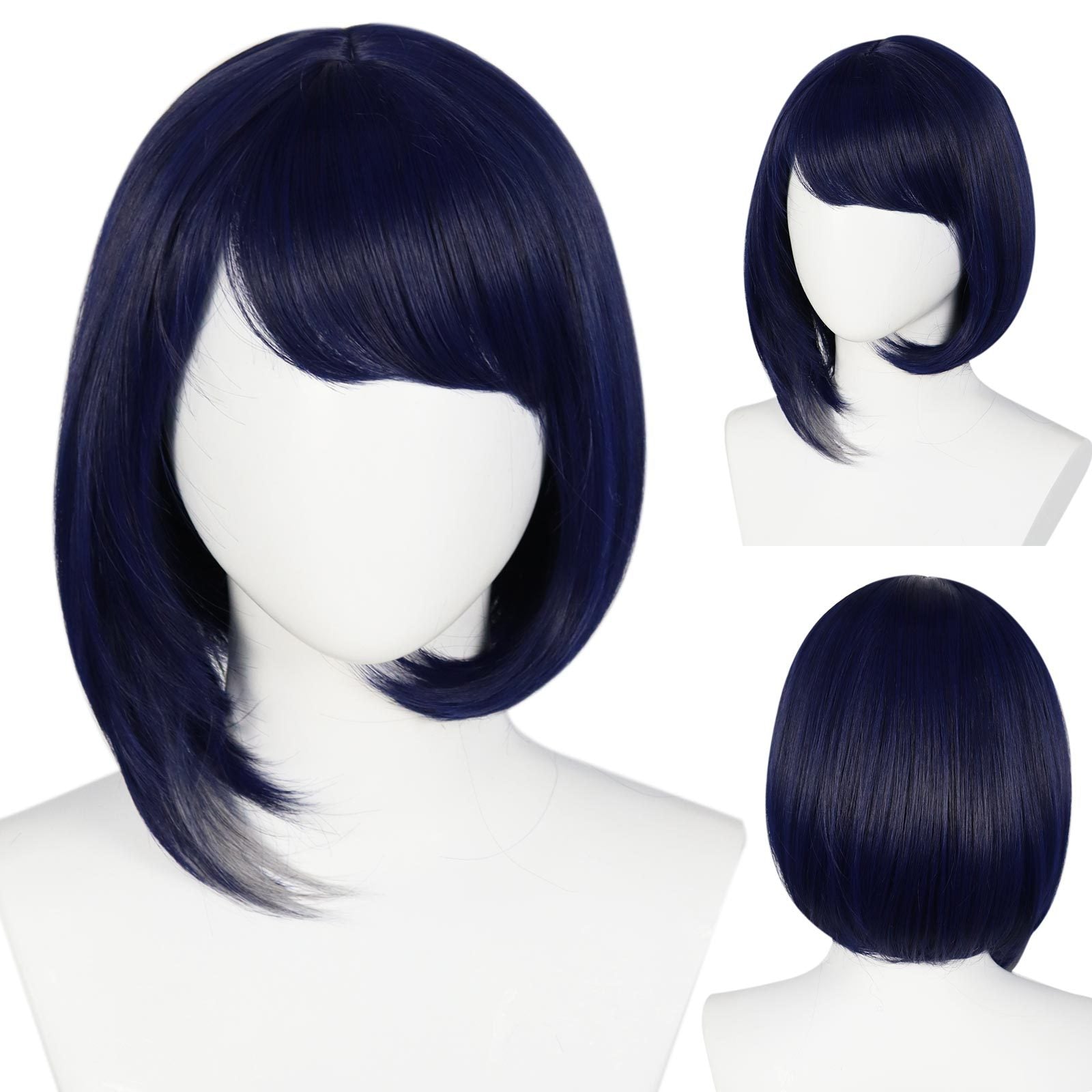 Genshin Impact Kujou Sara Short Purple Hair Basic Wig
