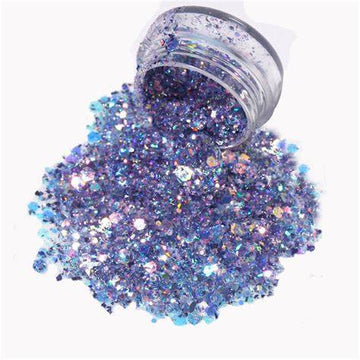 Add extra glitter& Laser paper on the wig - KOOLLIA