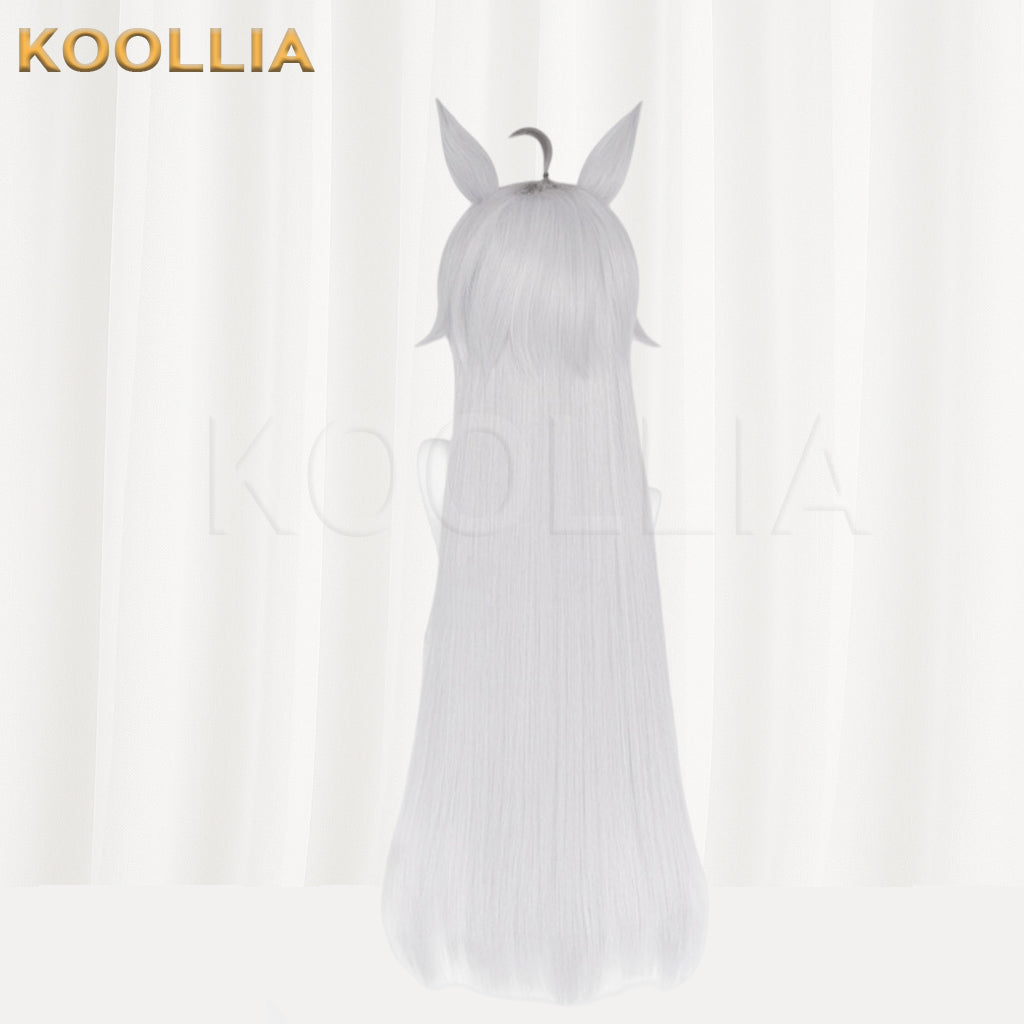 Umamusume: Pretty Derby Oguri Cap Long Grey Hair Basic Wig