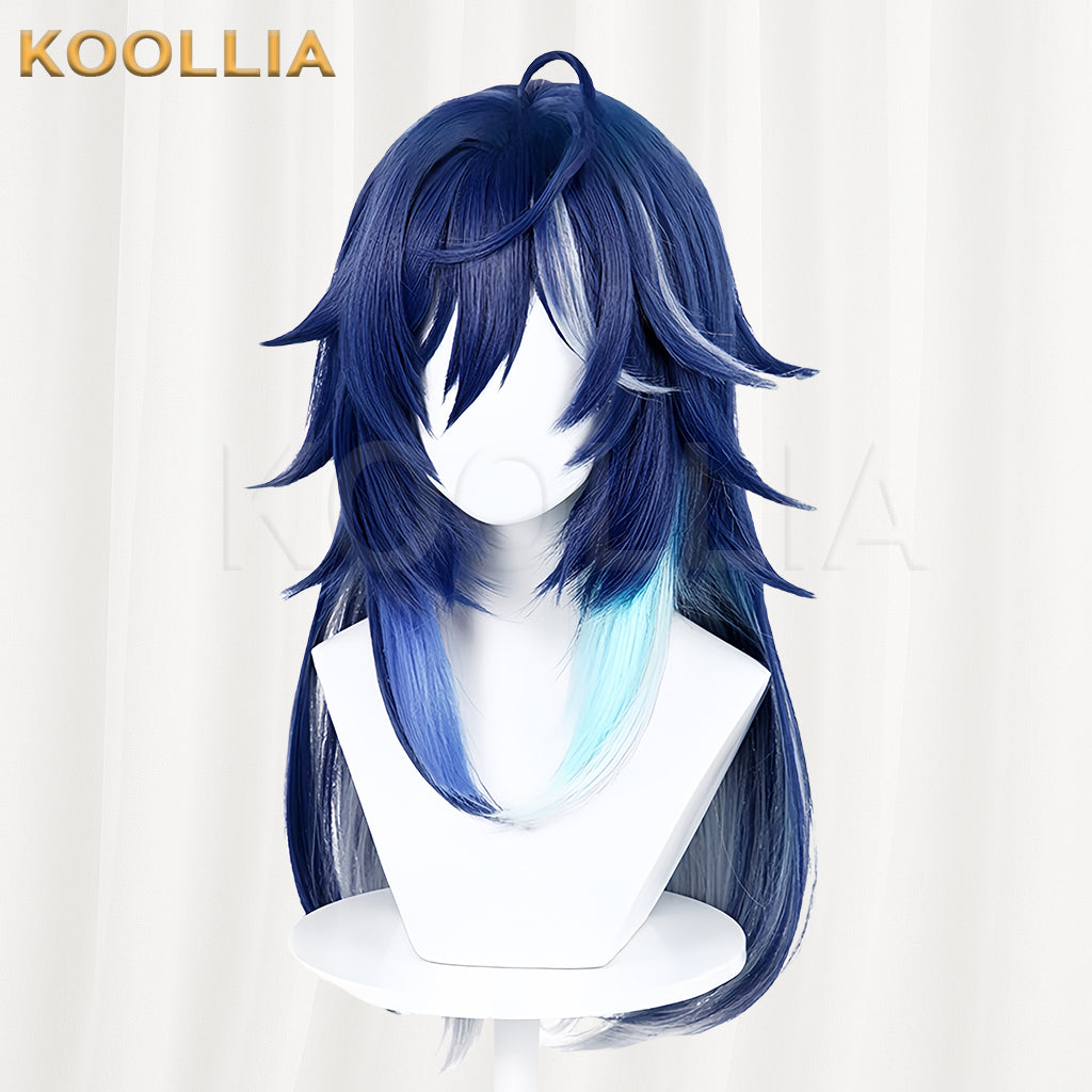 Genshin Impact Ororon Short Blue Hair Basic Wig