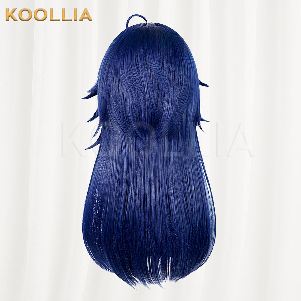 Genshin Impact Ororon Short Blue Hair Basic Wig