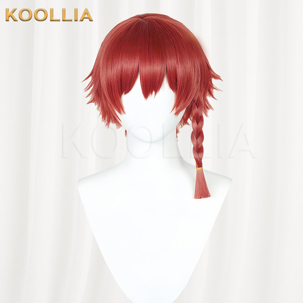 Blue Lock Ranze Kurona Short Red Hair Basic Wig