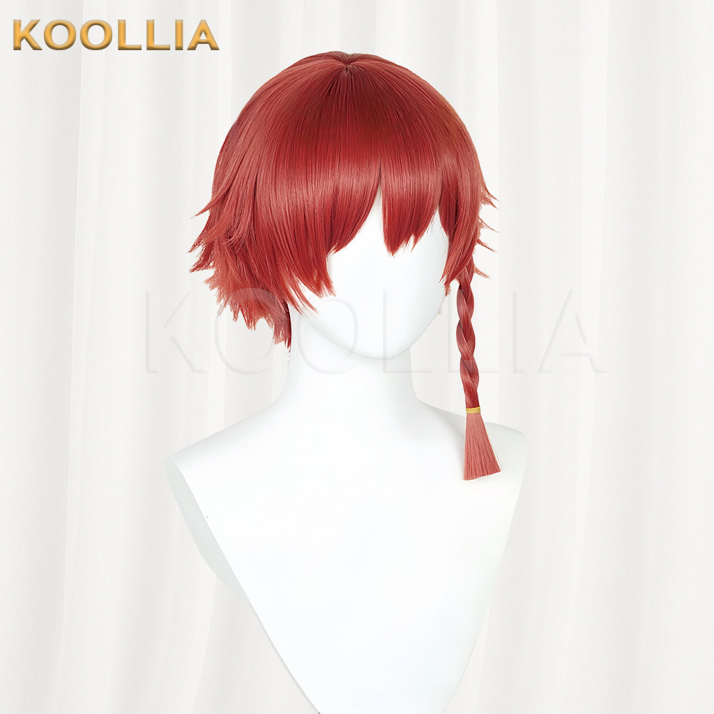 Blue Lock Ranze Kurona Short Red Hair Basic Wig