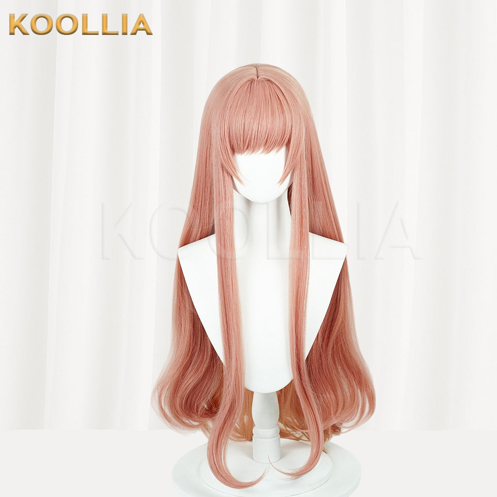 NIKKE:The Goddess of Victory Rapi Long Pinkish Brown Hair Basic Wig