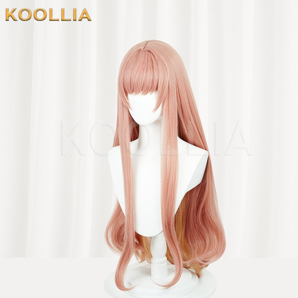 NIKKE:The Goddess of Victory Rapi Long Pinkish Brown Hair Basic Wig