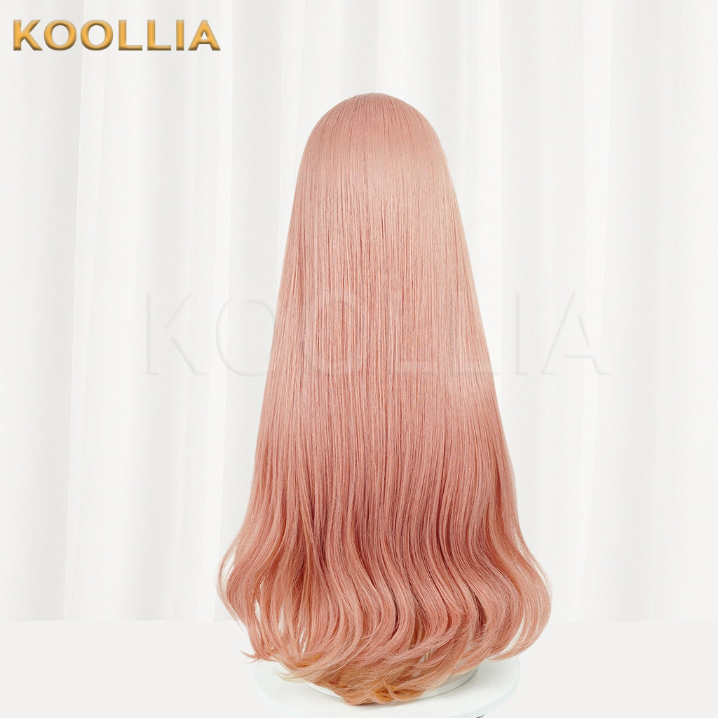 NIKKE:The Goddess of Victory Rapi Long Pinkish Brown Hair Basic Wig