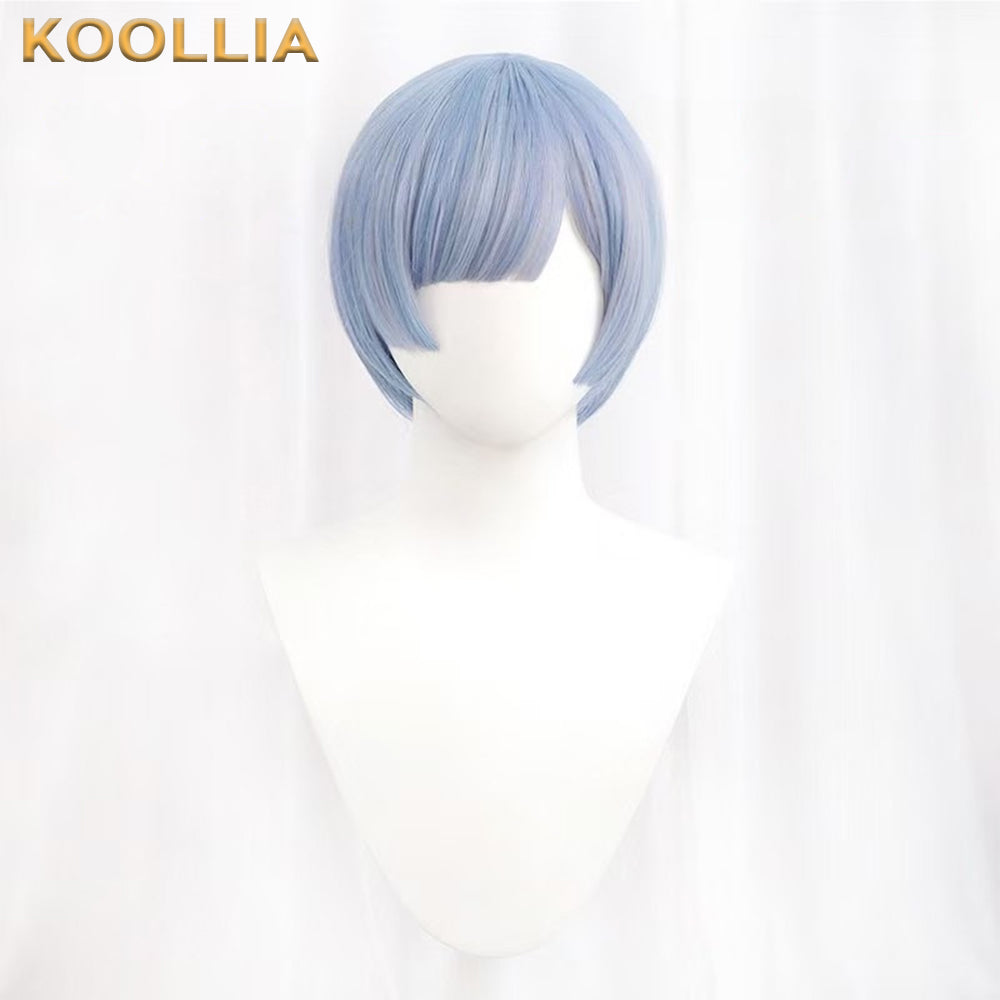 Re:Life in a Different World from Zero Ram&Rem Short Pink/Blue Hair Basic Wig