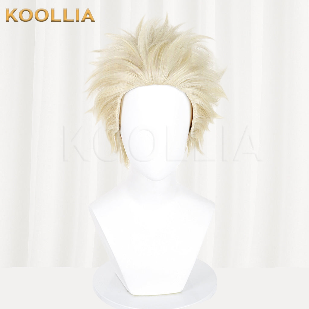 The Fragrant Flower Blooms With Dignity Rintarō Tsumugi Short Blonde Hair Basic Wig