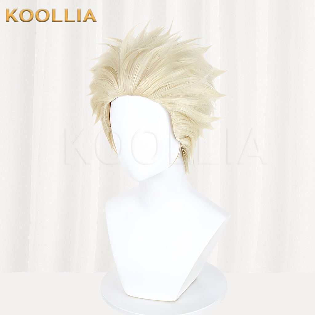 The Fragrant Flower Blooms With Dignity Rintarō Tsumugi Short Blonde Hair Basic Wig
