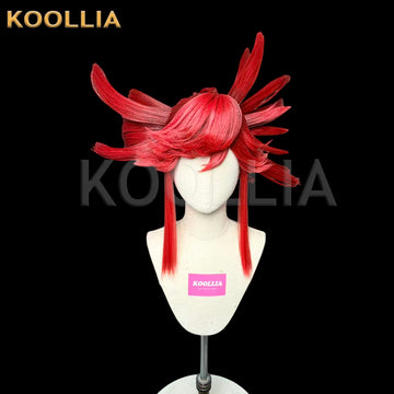 Front view of Gachiakuta Riyo Reaper anti-gravity commission wig