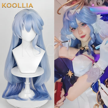 Honkai: Star Rail Robin Long Blue Hair Basic Wig - KOOLLIA