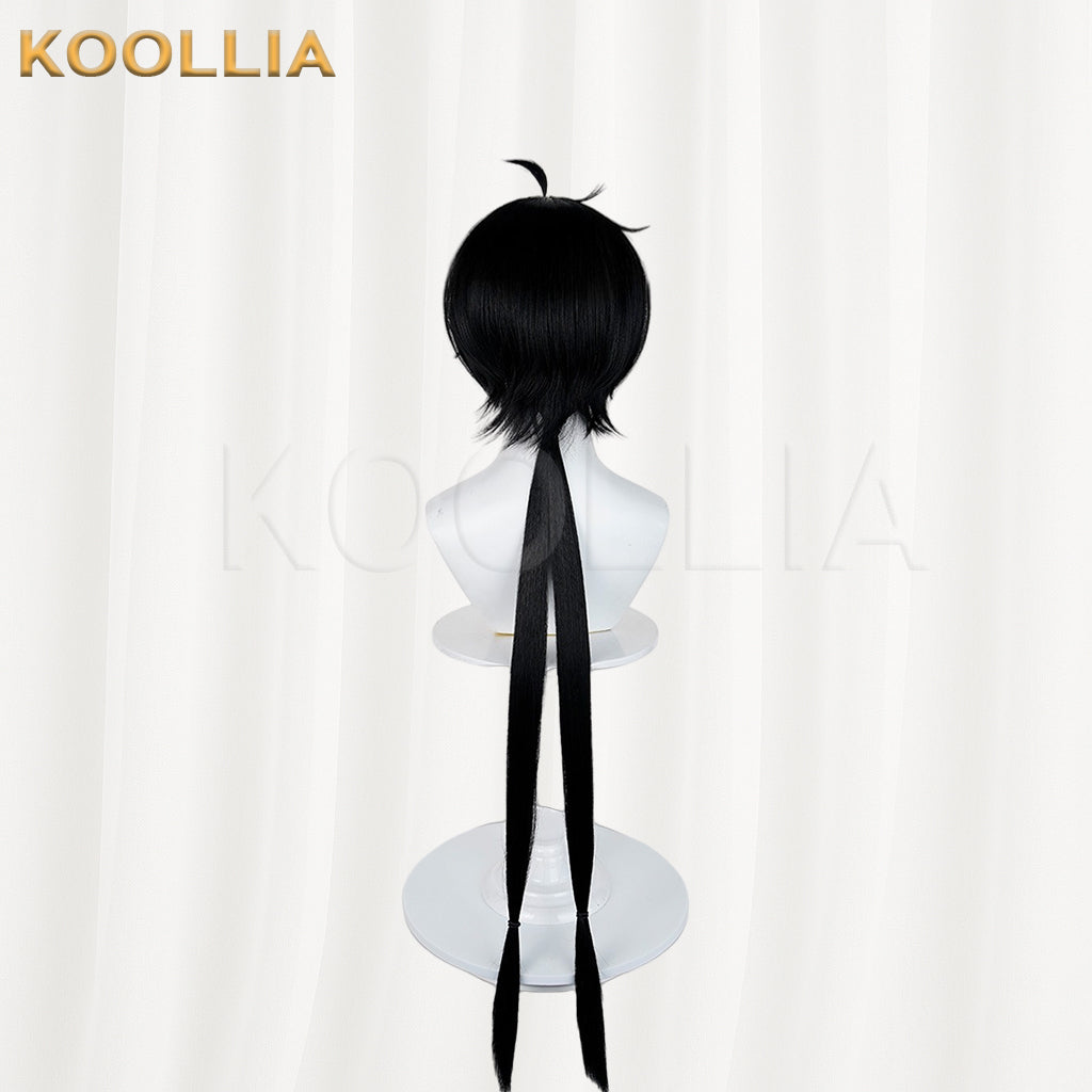 Wuthering Waves Rover Long Black Hair Basic Wig