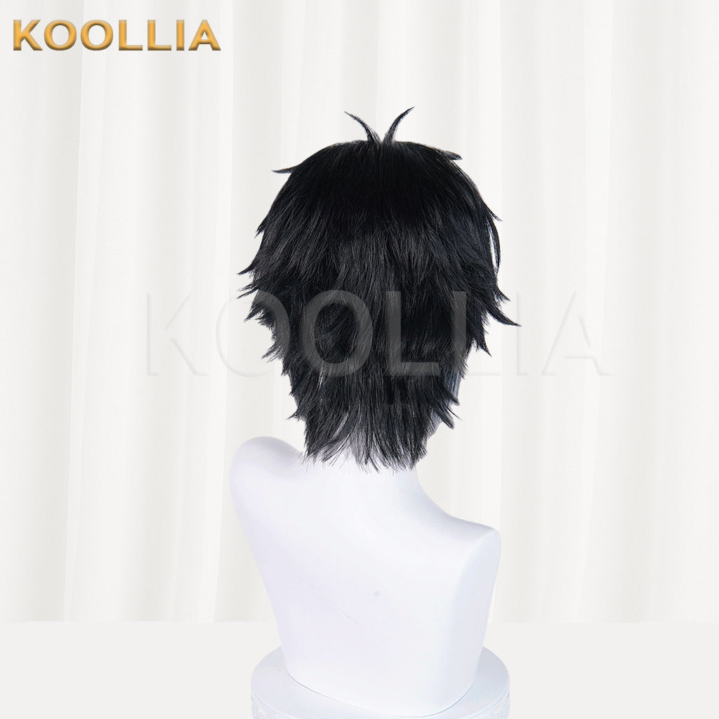 Bungo Stray Dogs Akutagawa Ryunosuke Short Black Hair Basic Wig
