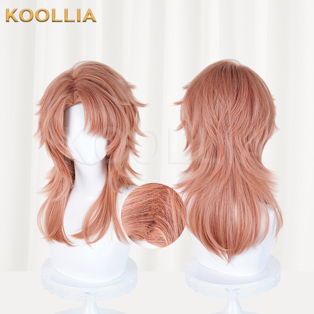 Demon Slayer Sabito Kurzes rosa Haar Basic Perücke