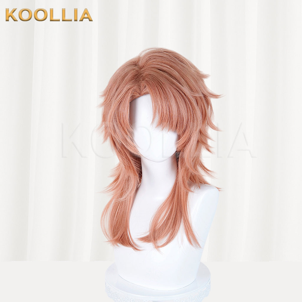 Demon Slayer Sabito Kurzes rosa Haar Basic Perücke