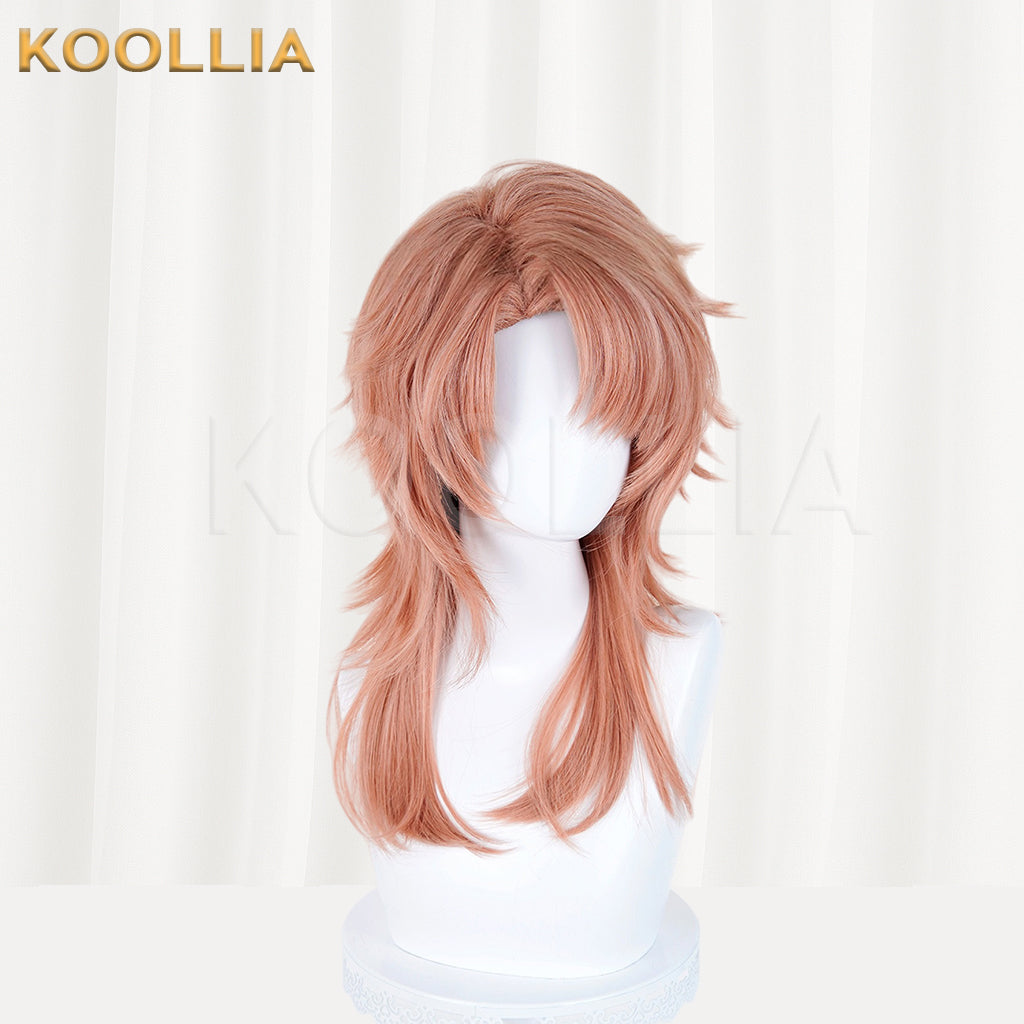 Demon Slayer Sabito Kurzes rosa Haar Basic Perücke