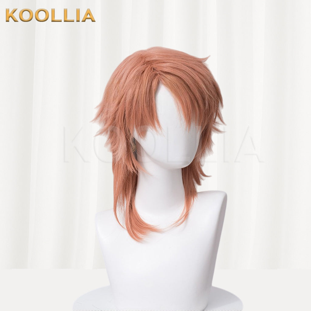 Demon Slayer Sabito Kurzes rosa Haar Basic Perücke