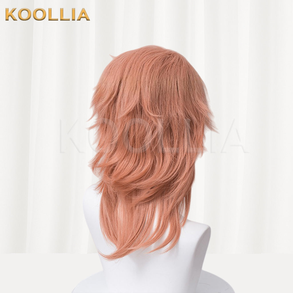 Demon Slayer Sabito Kurzes rosa Haar Basic Perücke