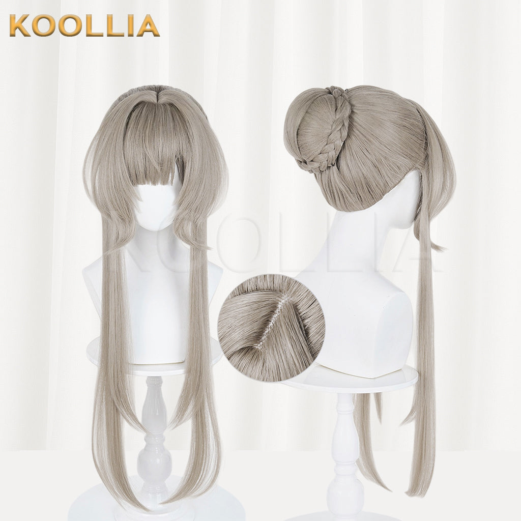 Genshin Impact Sandrone Long Brown Hair Basic Wig
