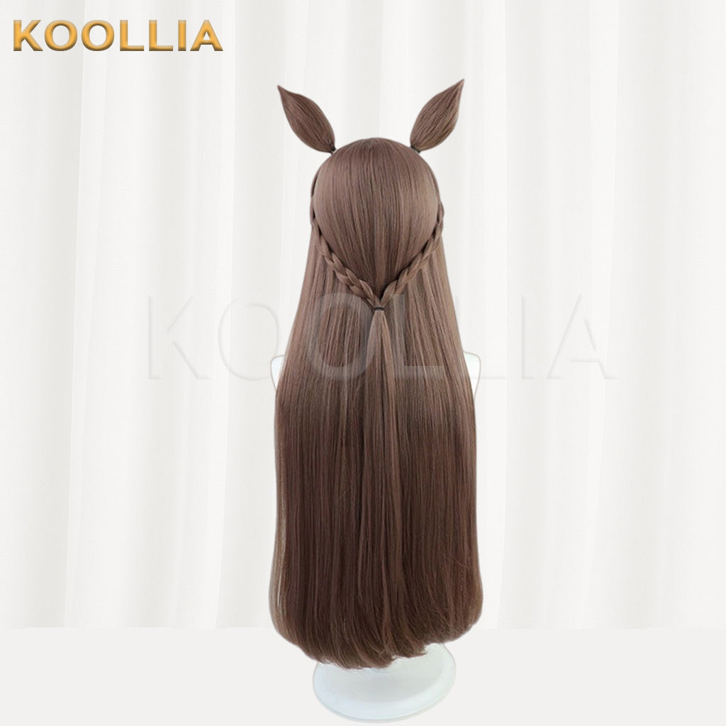 Umamusume: Pretty Derby Satono Diamond Long Brown Hair Basic Wig