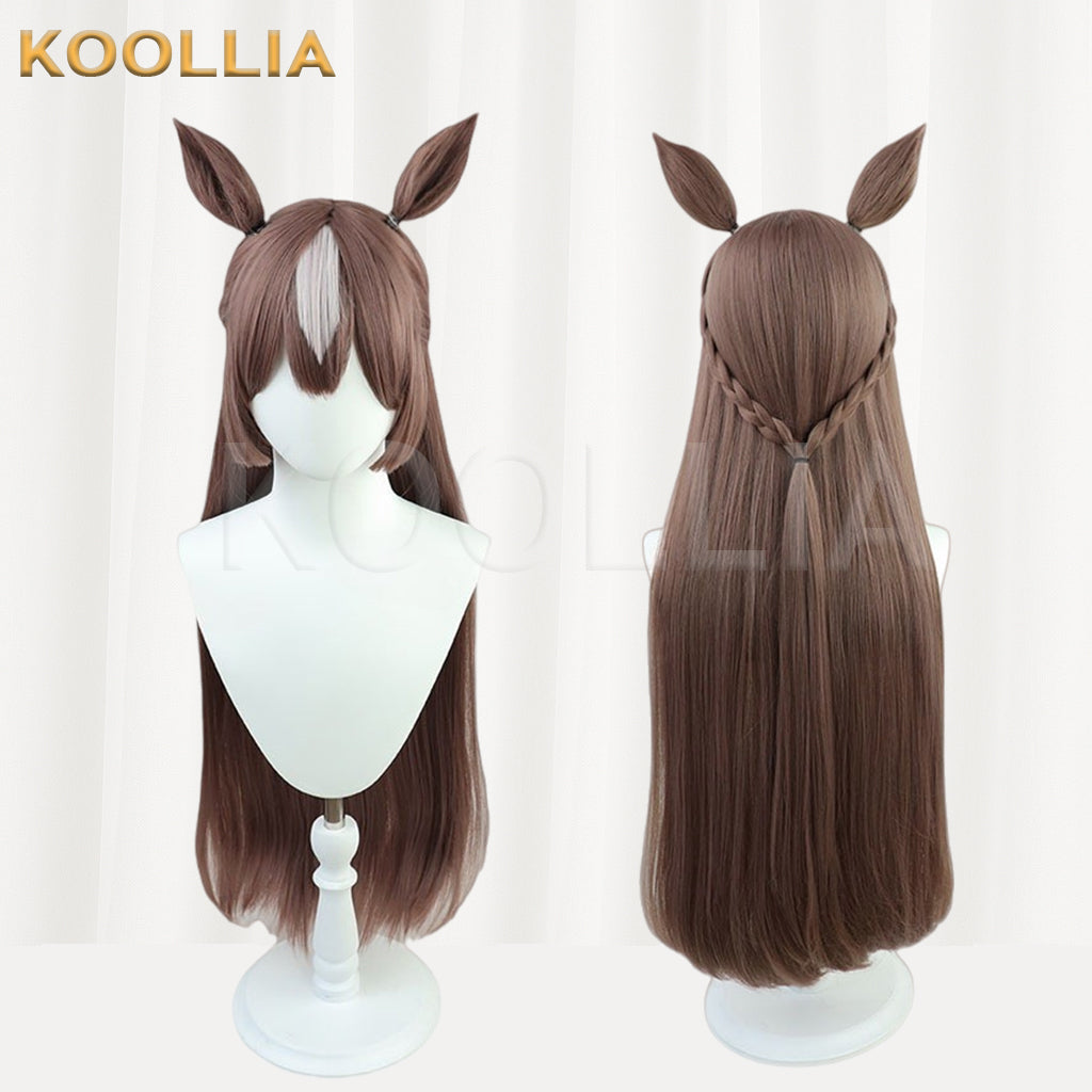 Umamusume: Pretty Derby Satono Diamond Long Brown Hair Basic Wig