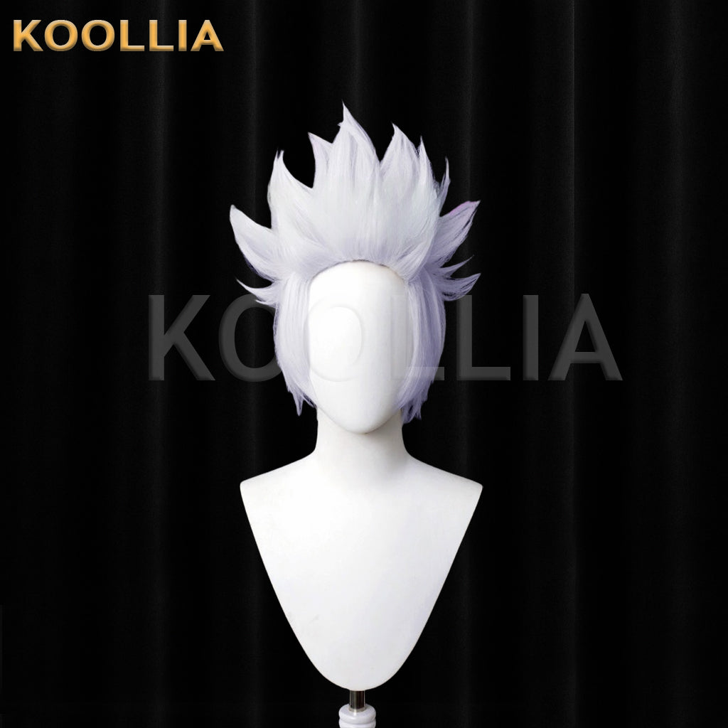 Jujukaitsu Kaisen Satoru Gojo Short White Hair Basic Wig