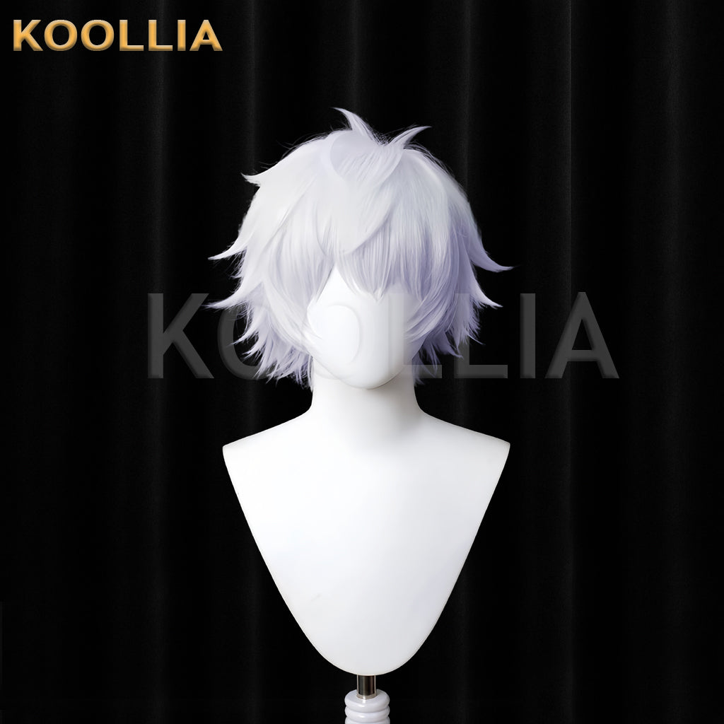 Jujukaitsu Kaisen Satoru Gojo Short White Hair Basic Wig