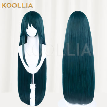 The Song of Saya Saya Long Dark Green Hair Basic wig - KOOLLIA