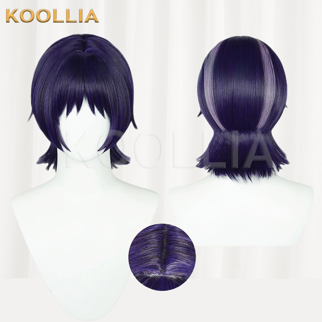 Genshin Impact Scaramouche/Wanderer Long/Short Mix Hair Basic Wig