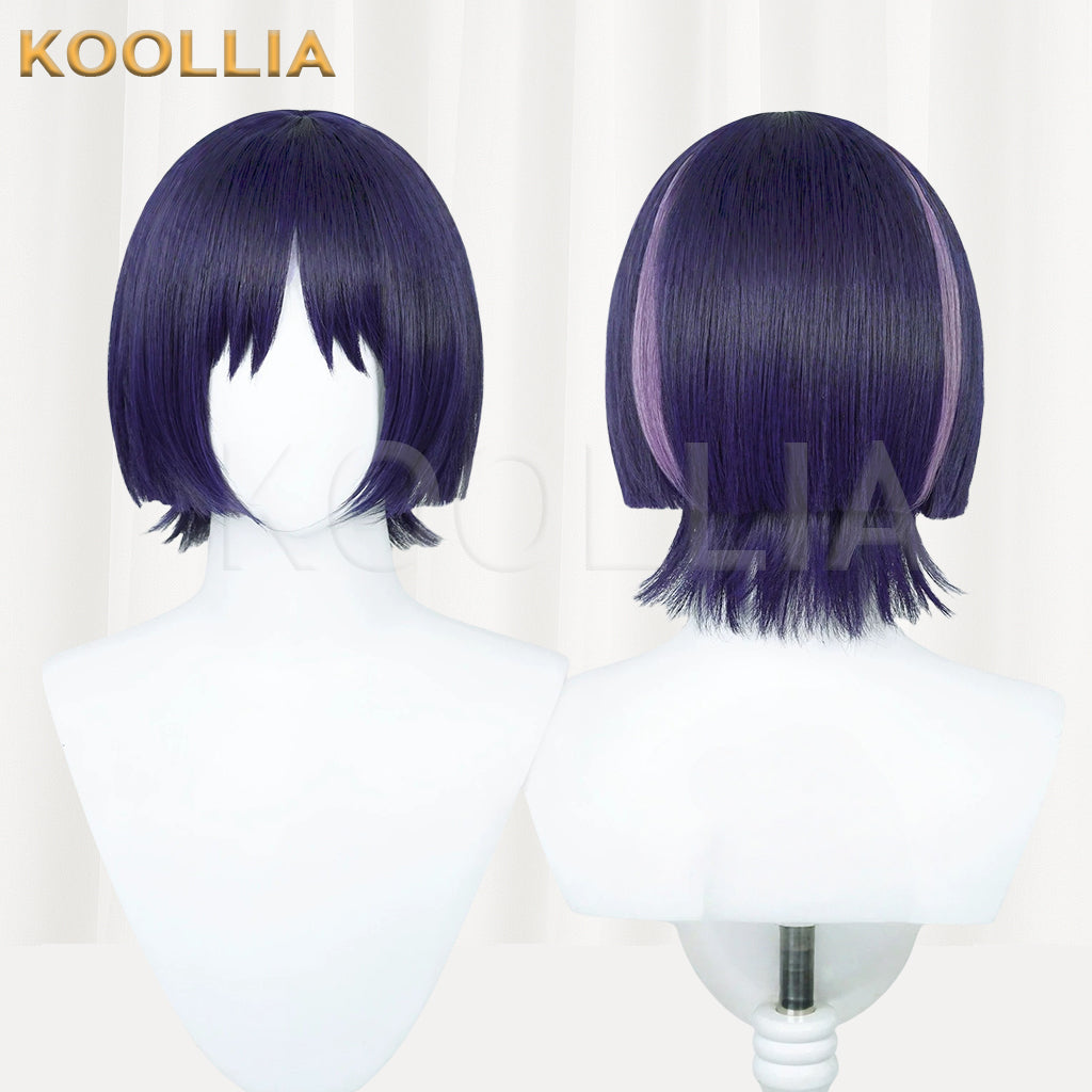 Genshin Impact Scaramouche/Wanderer Kurze Mix Haar Basic Perücke