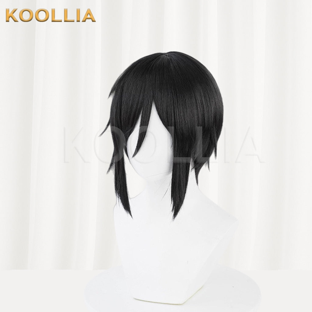 Black Butler Sebastian Michaelis Short Black Hair Basic Wig
