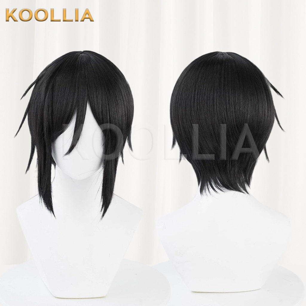 Black Butler Sebastian Michaelis Short Black Hair Basic Wig