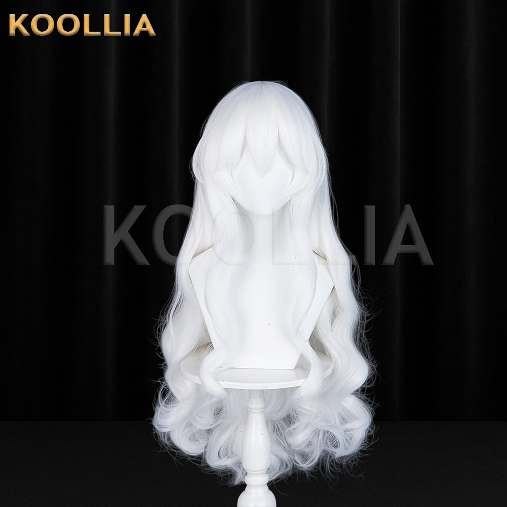 I Became a God in a Horror Game Sheta Long White Hair Basic Wig