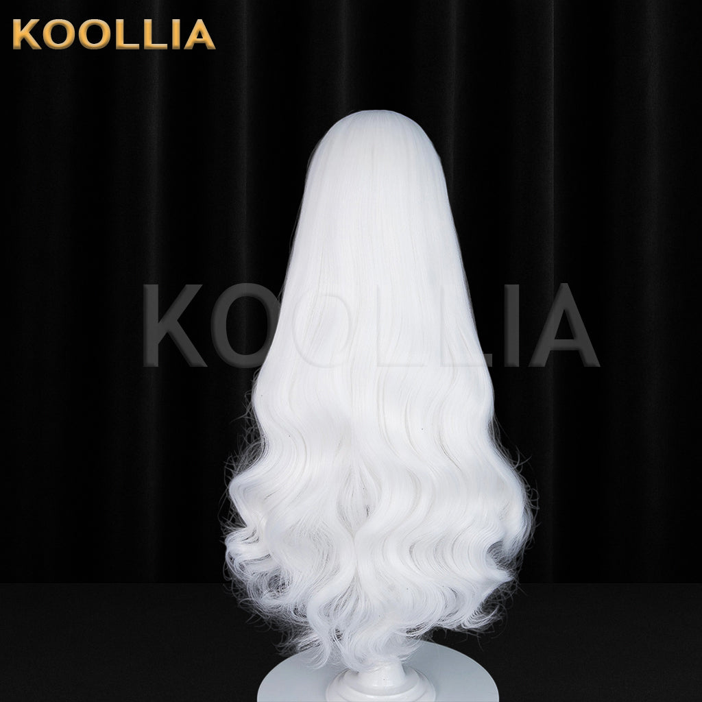 I Became a God in a Horror Game Sheta Long White Hair Basic Wig