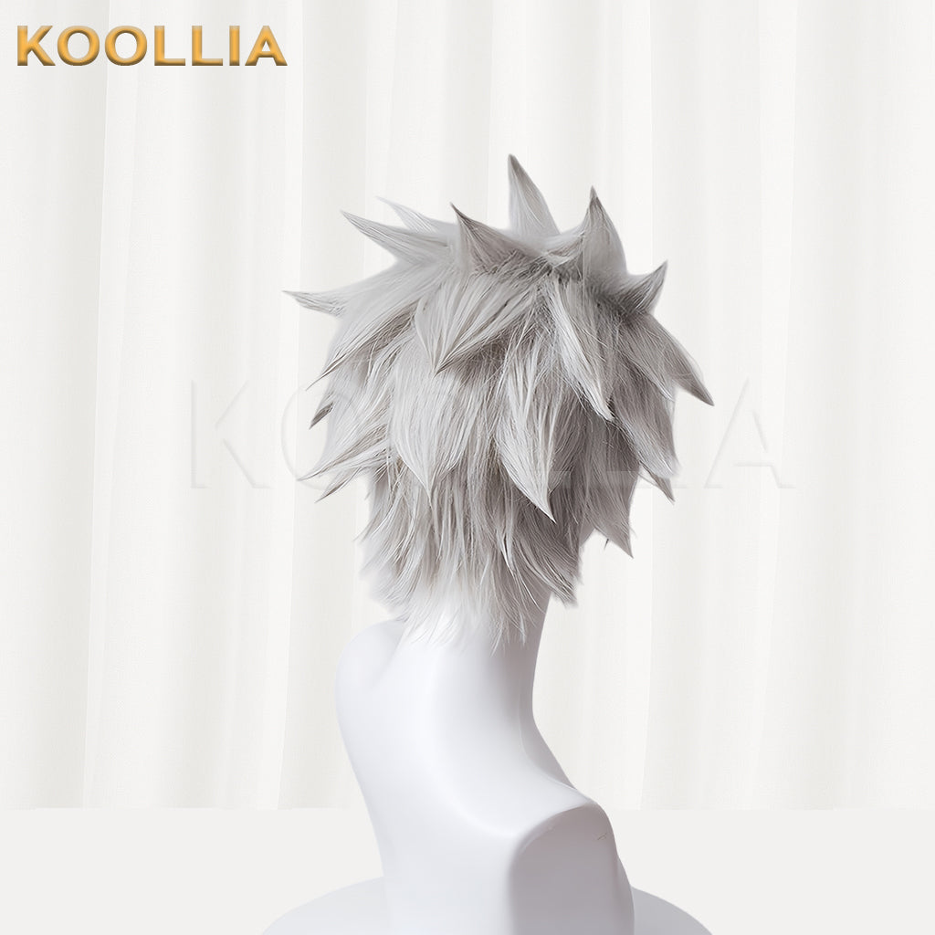 Demon Slayer Shinazugawa Sanemi Short Siver Hair Basic Wig