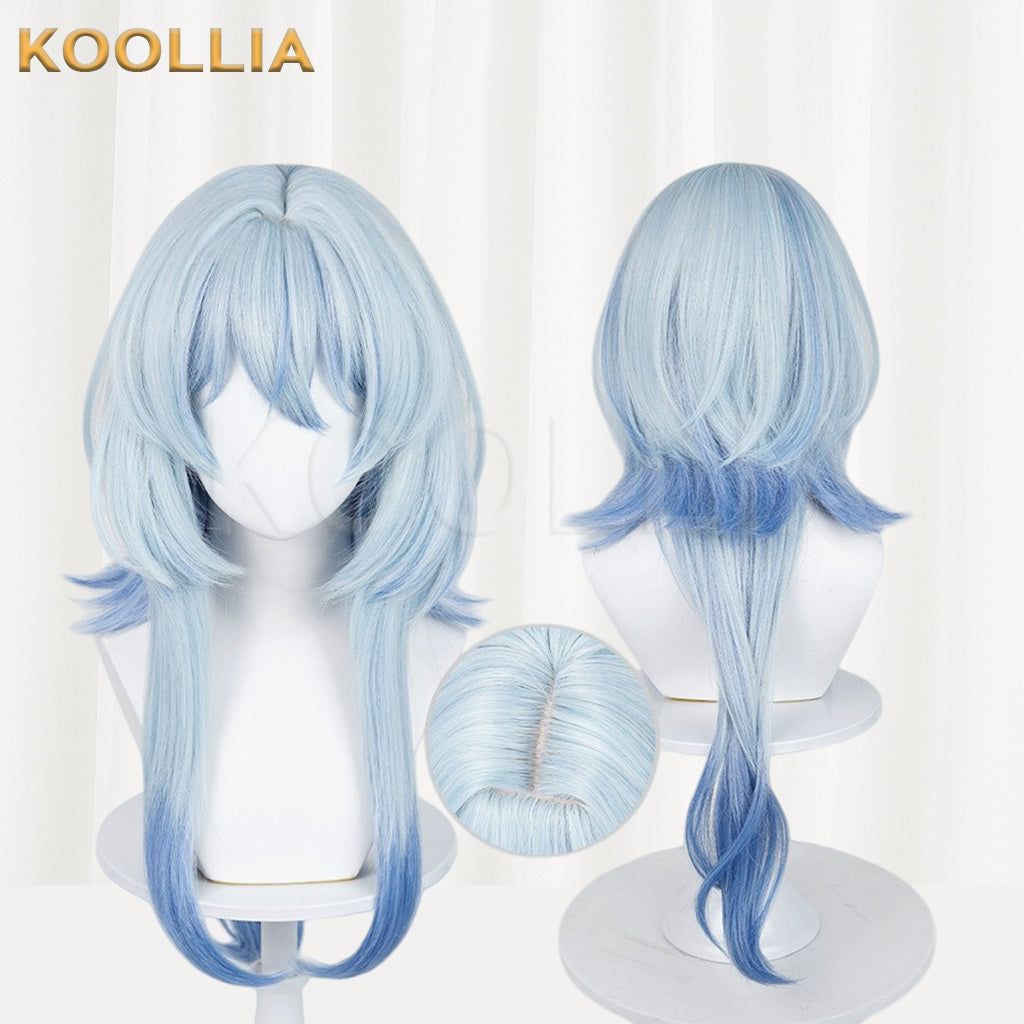 Wuthering Waves The Shorekeeper Long Blue Hair Basic Wig